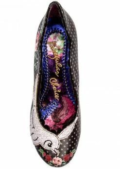 Irregular Choice Fly Free Swallow 50's Pumps Black -Pretty Retro Sales irregular choice 4136 74 B fly free blk 3 1024x1024