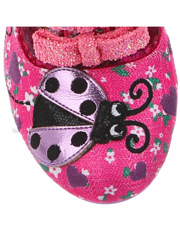 Irregular Choice Ladybuggin 50's Pumps Pink 4 Irregular Choice Ladybuggin 50's Pumps Pink - Image 2