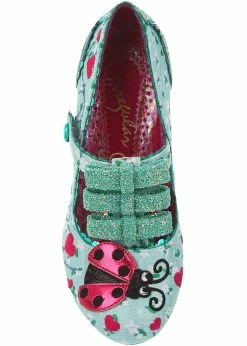 Irregular Choice Ladybuggin 50's Pumps Green -Pretty Retro Sales irregular choice 4136 87B ladybuggin grn 3 1024x1024