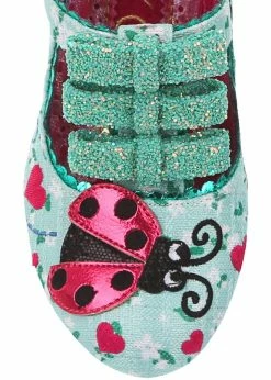 Irregular Choice Ladybuggin 50's Pumps Green -Pretty Retro Sales irregular choice 4136 87B ladybuggin grn 4 1024x1024