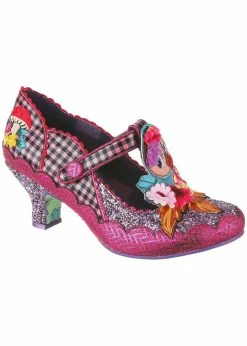Irregular Choice Birdie Date Pumps Pink
