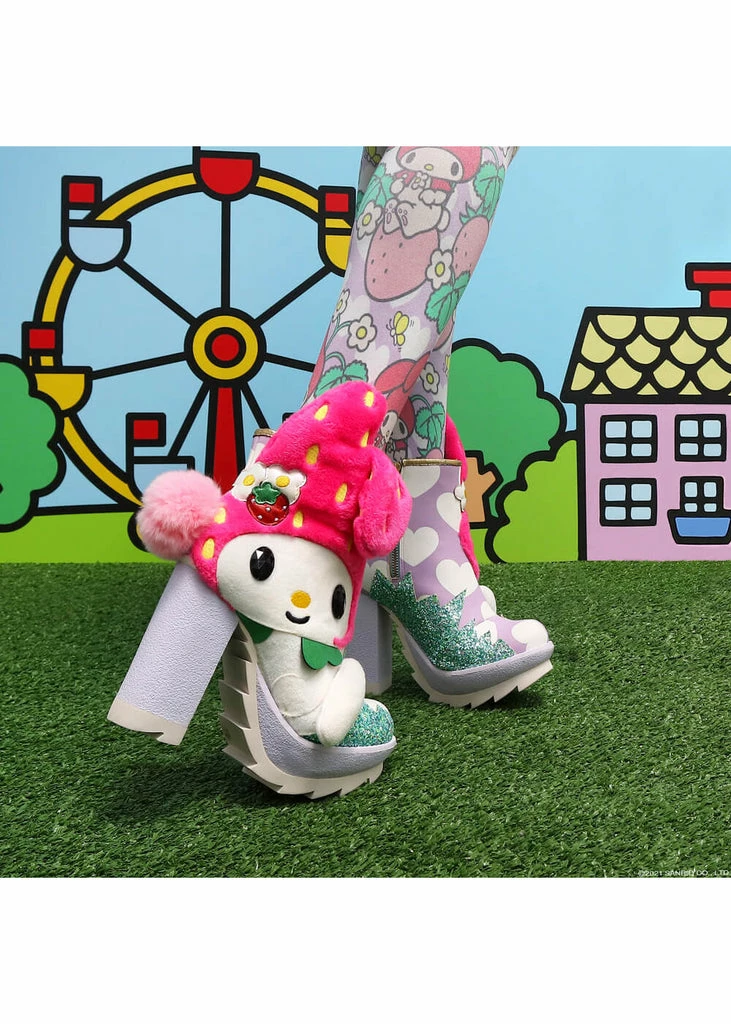 Irregular Choice X Hello Kitty Everyone Loves You Boots Purple 4 Irregular Choice X Hello Kitty Everyone Loves You Boots Purple - Image 2