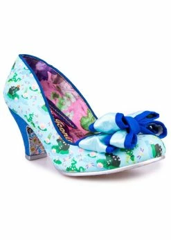 Irregular Choice Lady Ban Joe Frog 50's Pumps Blue