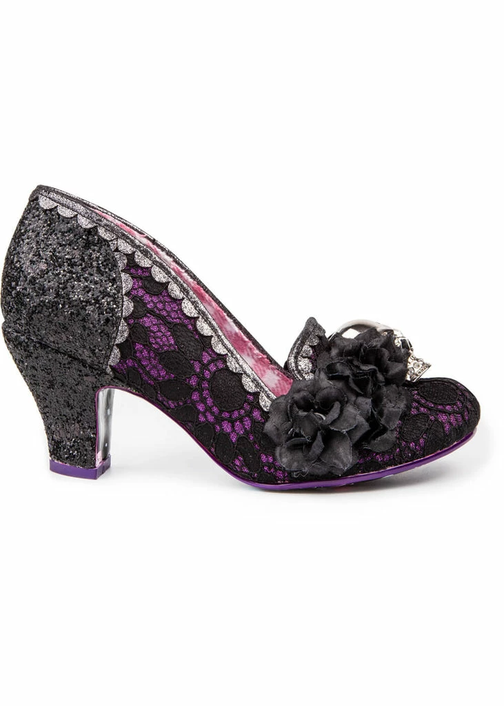 Irregular Choice Halloween Dark Daydream Lace Pumps Black 5 Irregular Choice Halloween Dark Daydream Lace Pumps Black - Image 3