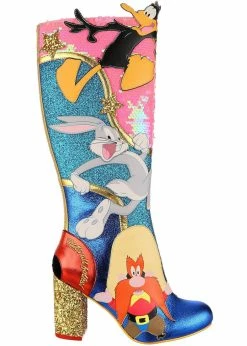 Irregular Choice X Looney Tunes Running Around Boots Multi -Pretty Retro Sales irregular choice 4404 28A looney running around 4 1024x1024