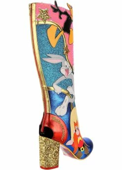 Irregular Choice X Looney Tunes Running Around Boots Multi -Pretty Retro Sales irregular choice 4404 28A looney running around 5 1024x1024