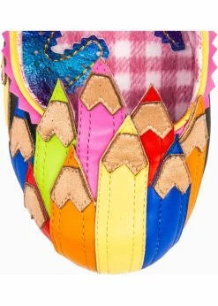 Irregular Choice Colour It In Chalk 60's Pumps Black -Pretty Retro Sales irregular choice 4461 8 A colour it in blk 5 1024x1024