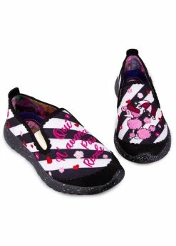 Irregular Choice Poodle Fancy 60's Shoes Black