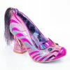 Irregular Choice Zevra 70's Pumps Zebra Pink