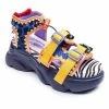 Irregular Choice Bungie Jump 80's Sandals Red