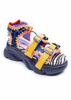 Irregular Choice Bungie Jump 80's Sandals Red