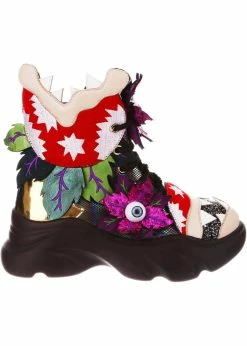 Irregular Choice Halloween Ghoulish Garden Sneakers Petrol Black -Pretty Retro Sales irregular choice 4563 3A ghoulish garden blk 5 2047a79e 5996 445e 8234 b2ff6638eac1 1024x1024