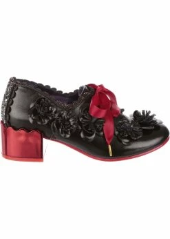 Irregular Choice Floret 60's Pumps Black -Pretty Retro Sales irregular choice 4620 05A floret blk 1 1024x1024