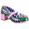 Irregular Choice Lilypond Frog 60's Block Heel Pumps Black -Pretty Retro Sales irregular choice 4620 1 A lilypond blk 0 1024x1024