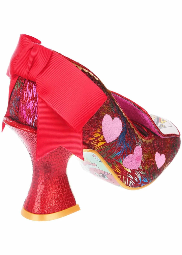 Irregular Choice Go Fish Playing Card Pumps Red 6 Irregular Choice Go Fish Playing Card Pumps Red - Image 4