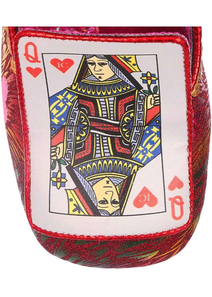 Irregular Choice Go Fish Playing Card Pumps Red 8 Irregular Choice Go Fish Playing Card Pumps Red - Image 6