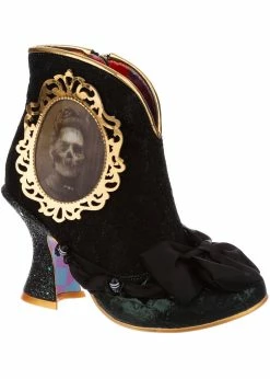 Irregular Choice Halloween Ghostly Waltz Boots Black