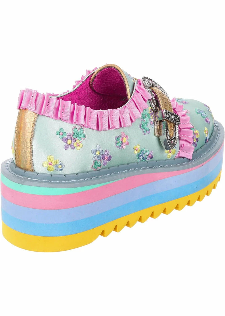 Irregular Choice So Refreshing Kawaii Shoes Pale Blue 8 Irregular Choice So Refreshing Kawaii Shoes Pale Blue - Image 6
