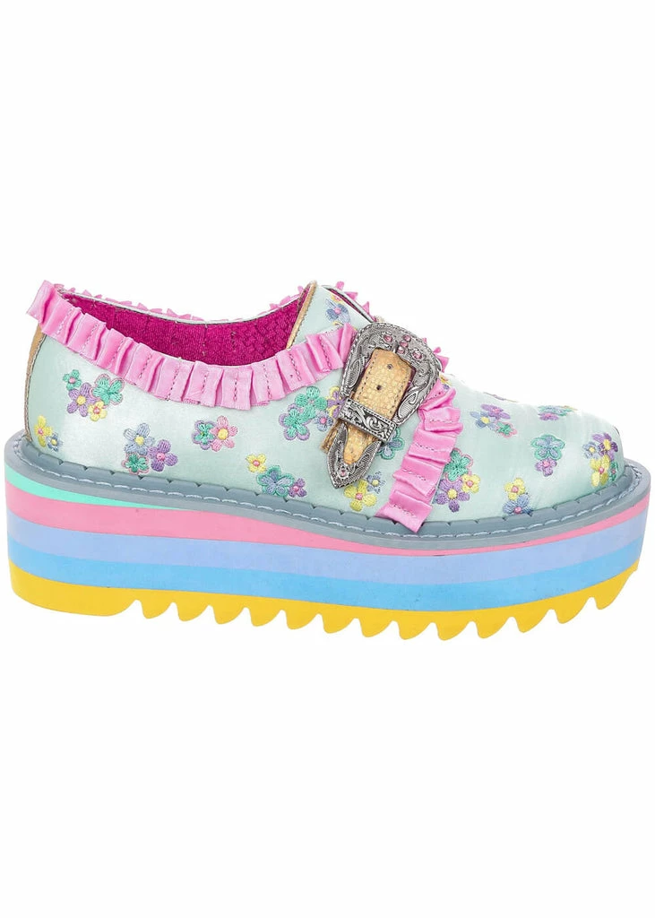 Irregular Choice So Refreshing Kawaii Shoes Pale Blue 4 Irregular Choice So Refreshing Kawaii Shoes Pale Blue - Image 2