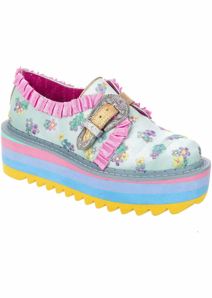Irregular Choice So Refreshing Kawaii Shoes Pale Blue 5 Irregular Choice So Refreshing Kawaii Shoes Pale Blue - Image 3