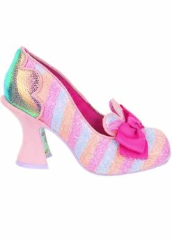 Irregular Choice Fleur De Lis 70's Pumps Pink -Pretty Retro Sales irregular choice 4642 2C fleur de lis pink 1 1024x1024