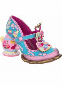 Irregular Choice Afternoon Treat Teapot Pumps Blue