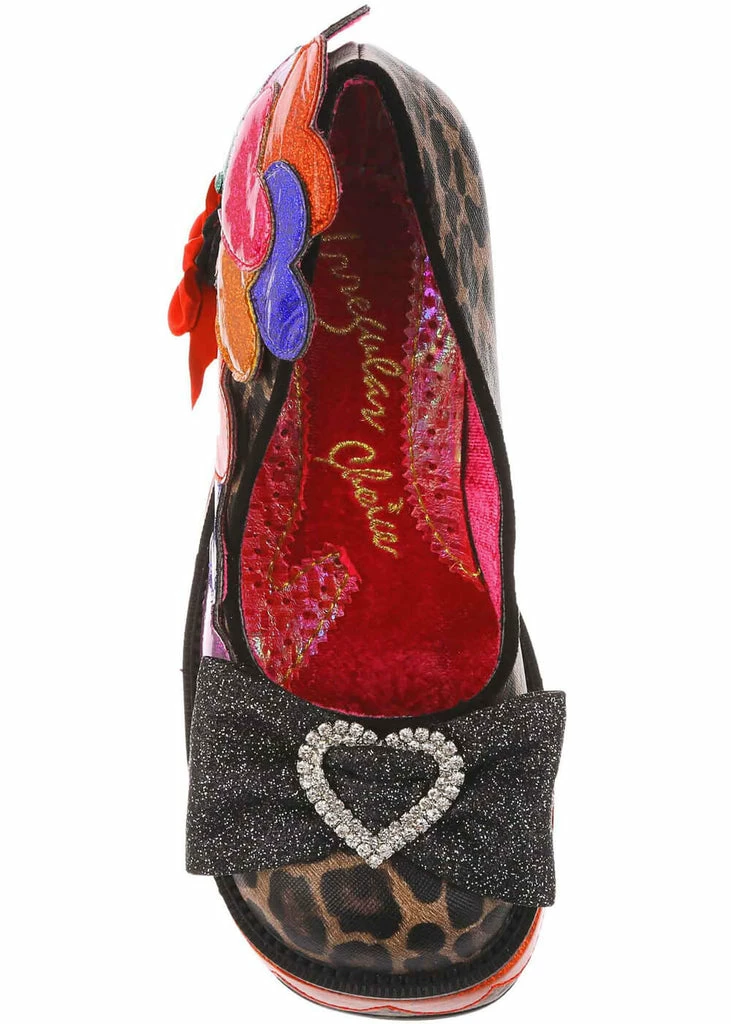 Irregular Choice Balloons And Cake 60's Platform Pumps In Leopard 6 Irregular Choice Balloons And Cake 60's Platform Pumps In Leopard - Image 4