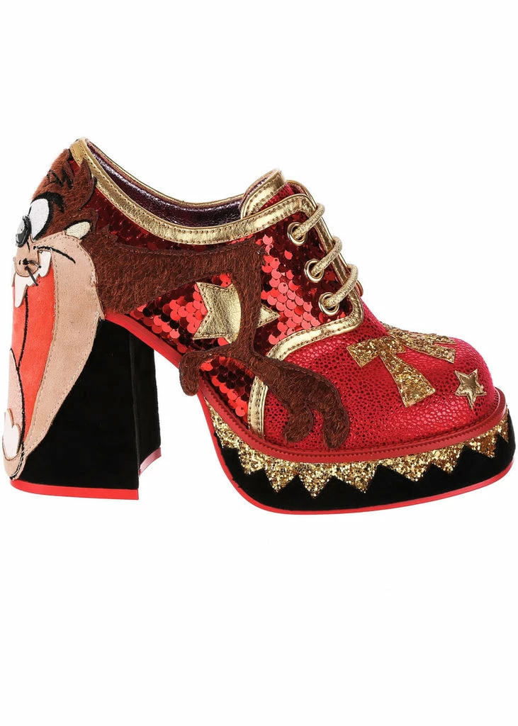 Irregular Choice X Looney Tunes Tazmanian Whirlwind Pumps Brown 6 Irregular Choice X Looney Tunes Tazmanian Whirlwind Pumps Brown - Image 4