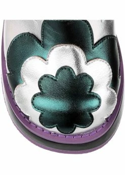 Irregular Choice Oh My Daisy 70's Boots Grey Black 10 Irregular Choice Oh My Daisy 70's Boots Grey Black -Pretty Retro Sales irregular choice 4663 02B oh my daisy grey blk 3 1024x1024