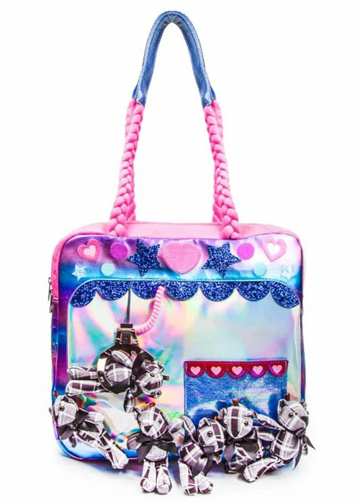 Irregular Choice Prize Every Time Bears Bag Blue 3 Irregular Choice Prize Every Time Bears Bag Blue