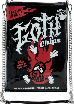 Killstar Goth Chips Shoulderbag Black
