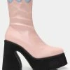 Koi Footwear Dolly Cloud Sweetheart 60's Boots Pink -Pretty Retro Sales koi KA00659245 dolly cloud boo 3 1024x1024