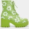 Koi Footwear Orchis Charm 60's Flower Power Boots Green -Pretty Retro Sales koi KA00729027 orchis charm green 2 1020c88f a0b7 451f 9cfd 4243bf4fd05b 1024x1024