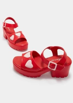 Koi Footwear Romance Rebel Heart Sandals Red -Pretty Retro Sales koi KA00730418 romance rebel heart red 3 1024x1024