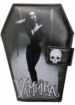 Kreepsville Vampira Mist Coffin Wallet Black