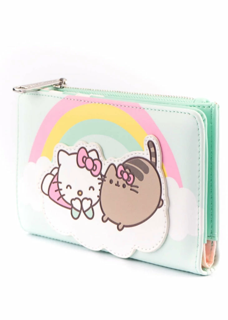 Loungefly Pusheen X Hello Kitty Cloud Lounging Wallet 6 Loungefly Pusheen X Hello Kitty Cloud Lounging Wallet - Image 4