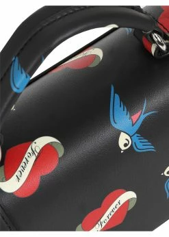 Lulu Hun Joanna Forever Old School Satchel Bag Black 9 Lulu Hun Joanna Forever Old School Satchel Bag Black -Pretty Retro Sales lulu hun LHSS220030 joanna forever satchel bag blk 2 1024x1024