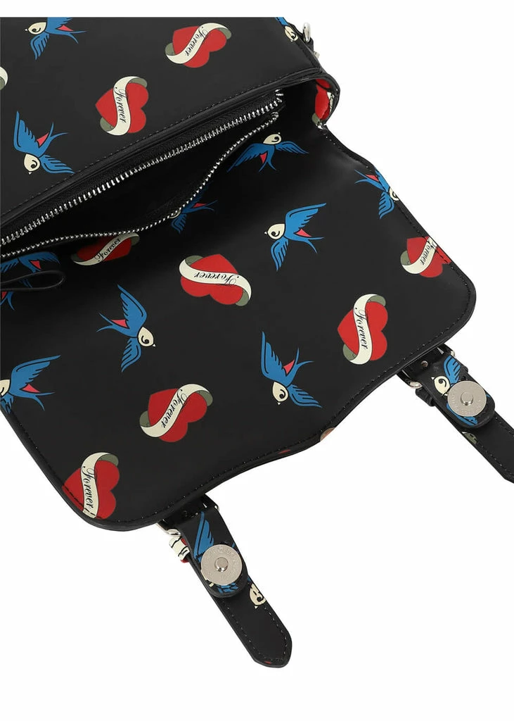 Lulu Hun Joanna Forever Old School Satchel Bag Black 4 Lulu Hun Joanna Forever Old School Satchel Bag Black - Image 2