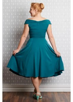 Miss Candyfloss Ida Kat 50's Swing Dress Teal -Pretty Retro Sales miss candyfloss 1129pl ida dress teal 2 d94eba52 74d2 4535 a2d1 9bd8ae8e754c 1024x1024