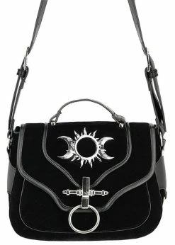 Restyle Triple Goddess Moon Bag Black