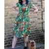Run & Fly Orangutan 70's A-Line Dress Multi -Pretty Retro Sales run and fly JM2115 orangutan dress mul 2 1024x1024