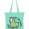 Succubus Gifts Llama Zero Drama Totebag Mint -Pretty Retro Sales succubus PRTOTE180 llama zero drama totebag mint 0 6c28a2f9 a4b7 4d41 8cae f49356d4f872 1024x1024