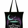 Succubus Gifts Spooky Creepy Black Magic Kinda Girl Bag Black
