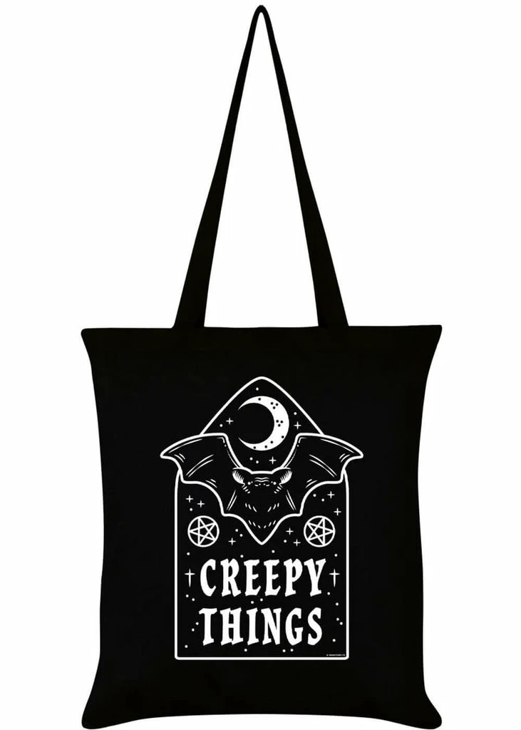 Succubus Gifts Creepy Things Tote Tote Bag Black 3 Succubus Gifts Creepy Things Tote Tote Bag Black