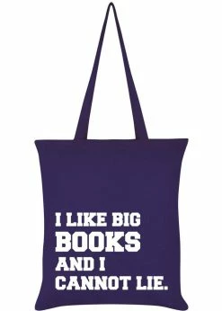 Succubus Gifts I Like Big Books Totebag Purple