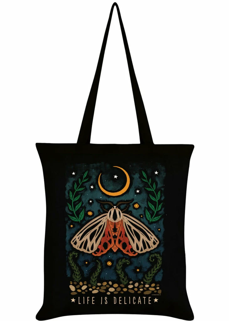 Succubus Gifts Life Is Delicate Tote Bag Black 3 Succubus Gifts Life Is Delicate Tote Bag Black