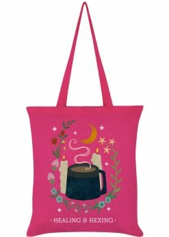 Succubus Gifts Healing & Hexing Tote Bag Pink