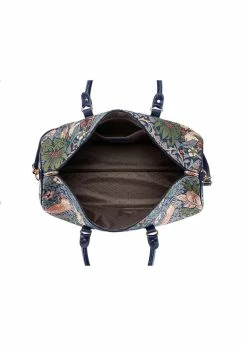 Tapestry Bags Morris Strawberry Thief Travelbag Blue -Pretty Retro Sales tapestry bags BHOLD STBL strawberry thief travelbag blue 3 1024x1024