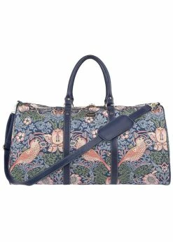 Tapestry Bags Morris Strawberry Thief Travelbag Blue -Pretty Retro Sales tapestry bags BHOLD STBL strawberry thief travelbag blue 5 1024x1024