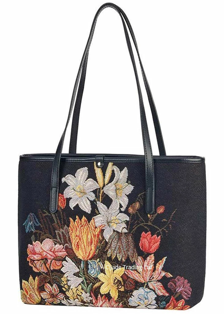 Tapestry Bags Bosschaert Still Life Shoulderbag 5 Tapestry Bags Bosschaert Still Life Shoulderbag - Image 3